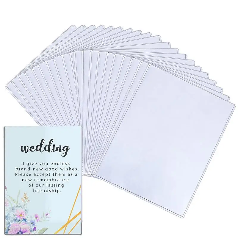 Rigid Print Protectors 8.5 X 11inch Rigid Photo Sleeve Document Holder 20PCS Photo Sleeve Document Holder For Keeping Documents
Rigid Print Protectors 8.5 X 11inch Rigid Photo Sleeve Document Holder 20PCS Photo Sleeve Document Holder For Keeping Documents