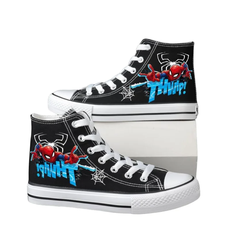 Marvel Spiderman animation peripheral students new trend high-top cartoon casual canvas shoes flat shoes boys holiday gift 
Marvel Spiderman animation peripheral students new trend high-top cartoon casual canvas shoes flat shoes boys holiday gift