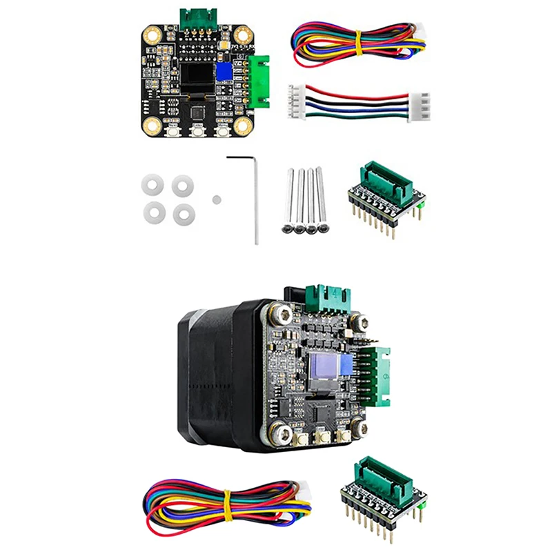 For 3D Printer Accessories MKS SERVO42C 42 Closed-Loop Stepper Motor Drive Ultra-Quiet Instead Of TMC2209
For 3D Printer Accessories MKS SERVO42C 42 Closed-Loop Stepper Motor Drive Ultra-Quiet Instead Of TMC2209