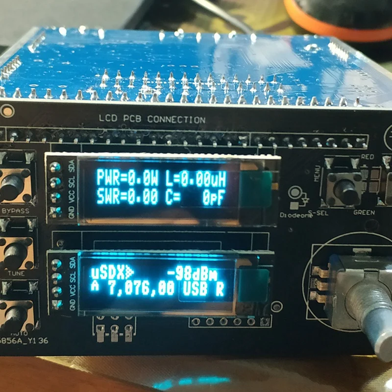 

RISE-USDX SDR трансивер все режимы 8 диапазонов ресивер радиостанция HF Ham QRP приемопередатчик непрерывного действия встроенный ATU-100 антенна тюнер Двойной OLED
