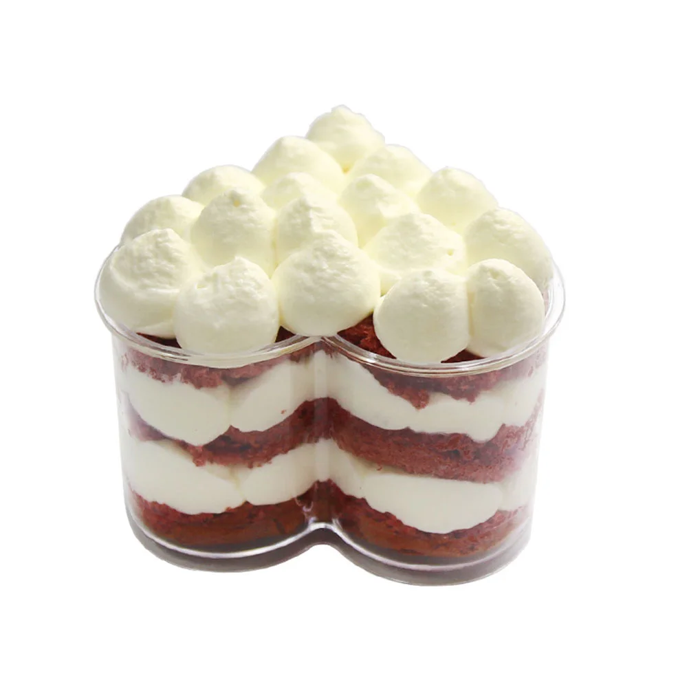 10Pcs Multi-function Dessert Cups Heart Shaped Mousse Cups Transparent Tiramisu Cups(150ml)
10Pcs Multi-function Dessert Cups Heart Shaped Mousse Cups Transparent Tiramisu Cups(150ml)