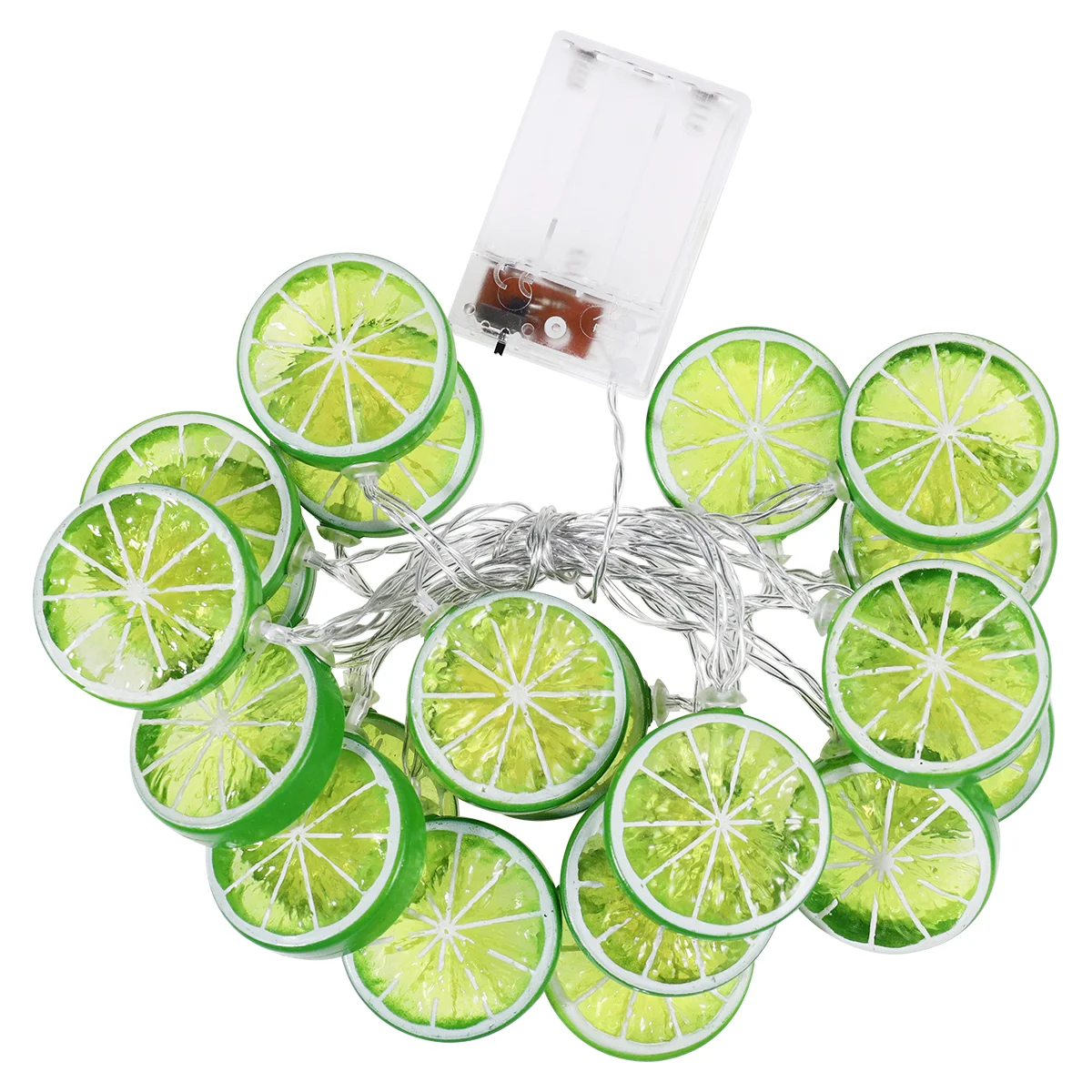 OSALADI Lime Slice String Light 3 Meters 20 LEDs Battery Powered Light String for Patio Fence Deck Balcony Camping (Without
OSALADI Lime Slice String Light 3 Meters 20 LEDs Battery Powered Light String for Patio Fence Deck Balcony Camping (Without