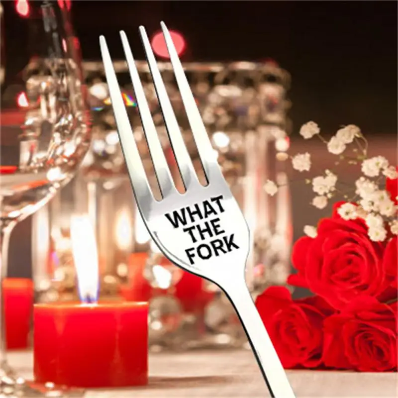 Dinnerware Tableware Letter Print Forks Anniversary Couple Fork Boyfriend Girl Stainless Steel Valentines Day Couple Forks 21cm
Dinnerware Tableware Letter Print Forks Anniversary Couple Fork Boyfriend Girl Stainless Steel Valentines Day Couple Forks 21cm