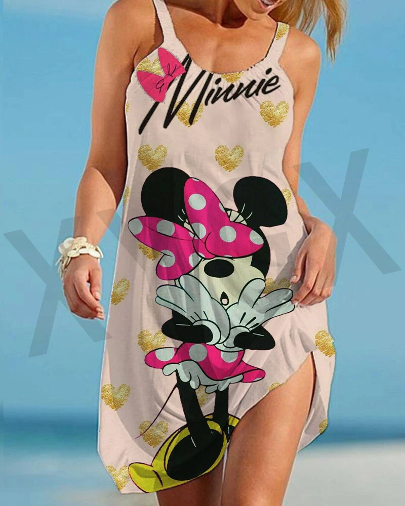 Disney Mickey/Minnie Sexy Women Dress Summer Fashion Beach Dress Party Party Loose Romantic Backless Camisole Casual Dress
Disney Mickey/Minnie Sexy Women Dress Summer Fashion Beach Dress Party Party Loose Romantic Backless Camisole Casual Dress