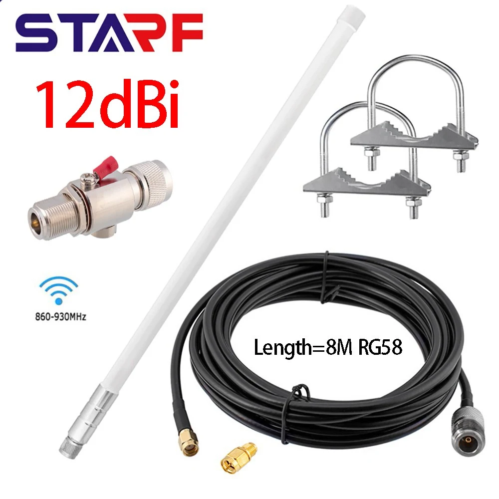 12dBi Fiberglass Aerial Antenna Kit For Lora Helium HNT Miners Bobcat Miner Omni 550mm Coaxial Extension Cable
12dBi Fiberglass Aerial Antenna Kit For Lora Helium HNT Miners Bobcat Miner Omni 550mm Coaxial Extension Cable