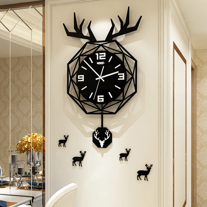 Advanced Design Wall Clock Nordic Modern Bedroom Electronic Wall Clock Creative Office Mecanismo Reloj Pared Wall Decors 
Advanced Design Wall Clock Nordic Modern Bedroom Electronic Wall Clock Creative Office Mecanismo Reloj Pared Wall Decors
