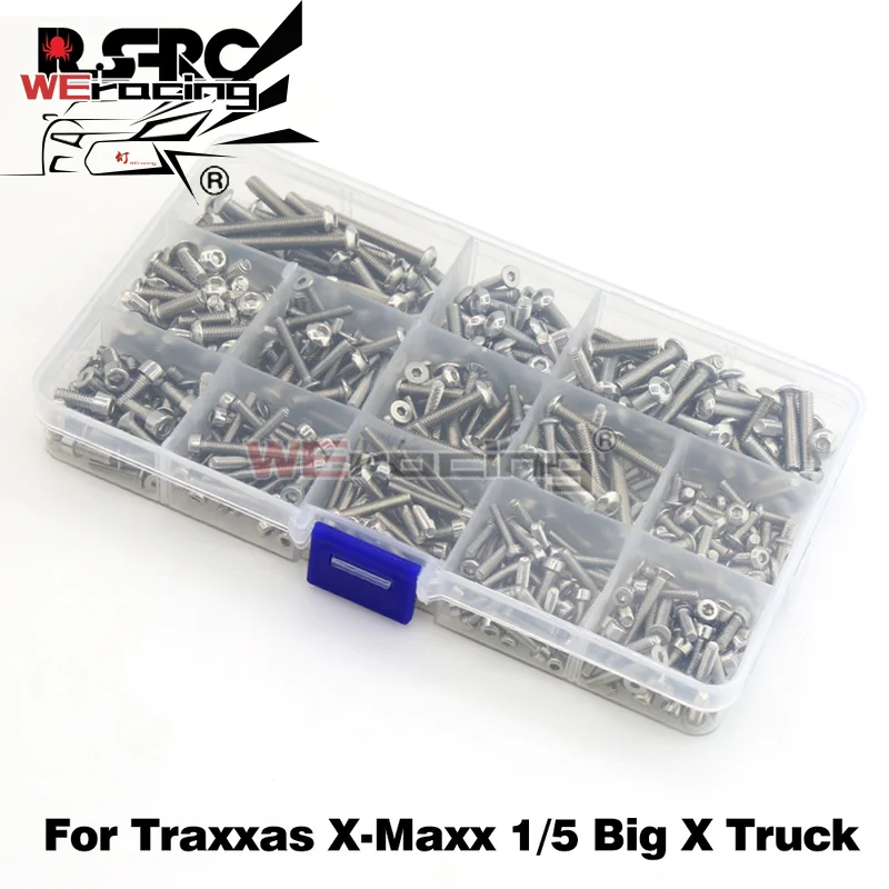 1set Stainless Steel Upgrade Screw Pack Screw Box, Vulnerable Accessories for Traxxas X-Maxx 1/5 Big X Truck
1set Stainless Steel Upgrade Screw Pack Screw Box, Vulnerable Accessories for Traxxas X-Maxx 1/5 Big X Truck