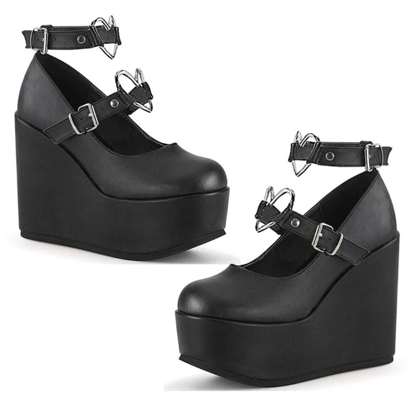 Womens Mary Jane Shoes for Women Sweet Bow Round Toe Ankle T-Strap Lolita Gothic Platform Dress Pumps Shoes
Womens Mary Jane Shoes for Women Sweet Bow Round Toe Ankle T-Strap Lolita Gothic Platform Dress Pumps Shoes