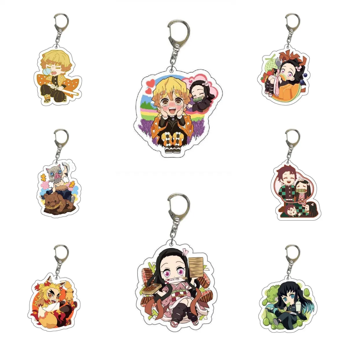 Adorkable Anime Demon Slayer Figure Acrylic Keychain Cute Kimetsu no Yaiba Blade of Ghost Pendant Keyring Bag Charm Jewelry Gift
Adorkable Anime Demon Slayer Figure Acrylic Keychain Cute Kimetsu no Yaiba Blade of Ghost Pendant Keyring Bag Charm Jewelry Gift