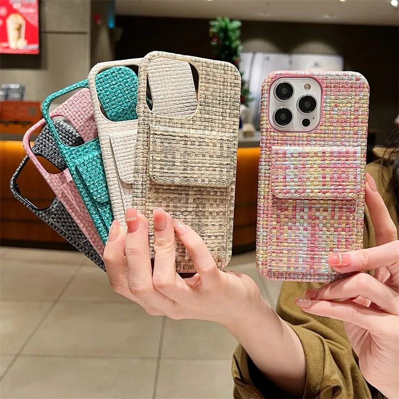 Fashion Braid Card Package Girl Phone Cover Case For Iphone 14 13 12 X 11 Pro Xs Max Xr 8 7 Plus Luxury Pu Leather Coque Fundas
Fashion Braid Card Package Girl Phone Cover Case For Iphone 14 13 12 X 11 Pro Xs Max Xr 8 7 Plus Luxury Pu Leather Coque Fundas