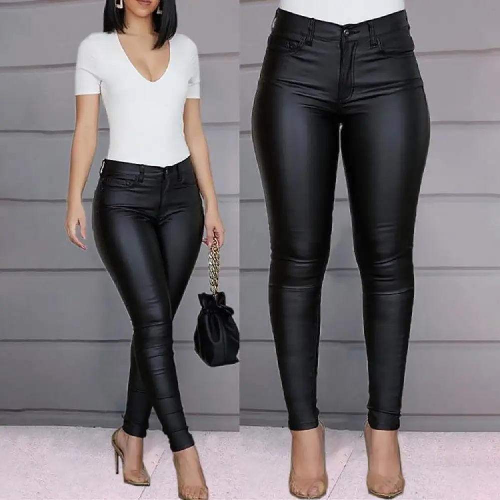 Hard to Fade Unique Elastic Ultra-soft Female Pants Faux Leather Women Pants Lightweight for Work
Hard to Fade Unique Elastic Ultra-soft Female Pants Faux Leather Women Pants Lightweight for Work