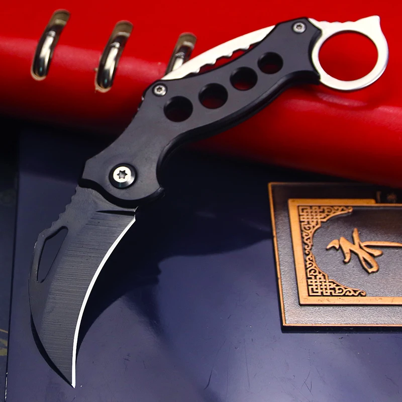 High hardness 3 CR13MOV steel folding knife Camping tactical outdoor knife Multi-function survival claw knife mini knife
High hardness 3 CR13MOV steel folding knife Camping tactical outdoor knife Multi-function survival claw knife mini knife