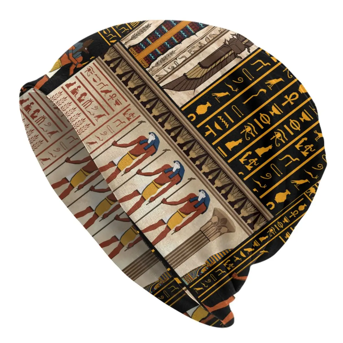Ancient Egypt Egyptian Hieroglyphs Caps Goth Adult Street Skullies Beanies Hat Summer Warm Dual-use Bonnet Knit Hat
Ancient Egypt Egyptian Hieroglyphs Caps Goth Adult Street Skullies Beanies Hat Summer Warm Dual-use Bonnet Knit Hat