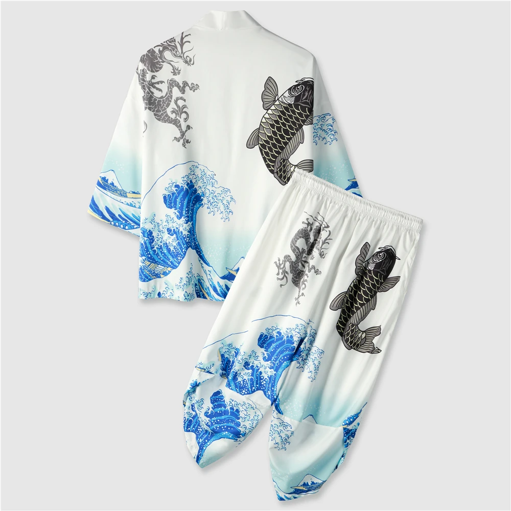 OSCN7 Casual Men Random Print Graphic Kimono & Pants Without Tee 2022 Kimono for Men Street Haori Loose Taoist Robe Mens S279
OSCN7 Casual Men Random Print Graphic Kimono & Pants Without Tee 2022 Kimono for Men Street Haori Loose Taoist Robe Mens S279