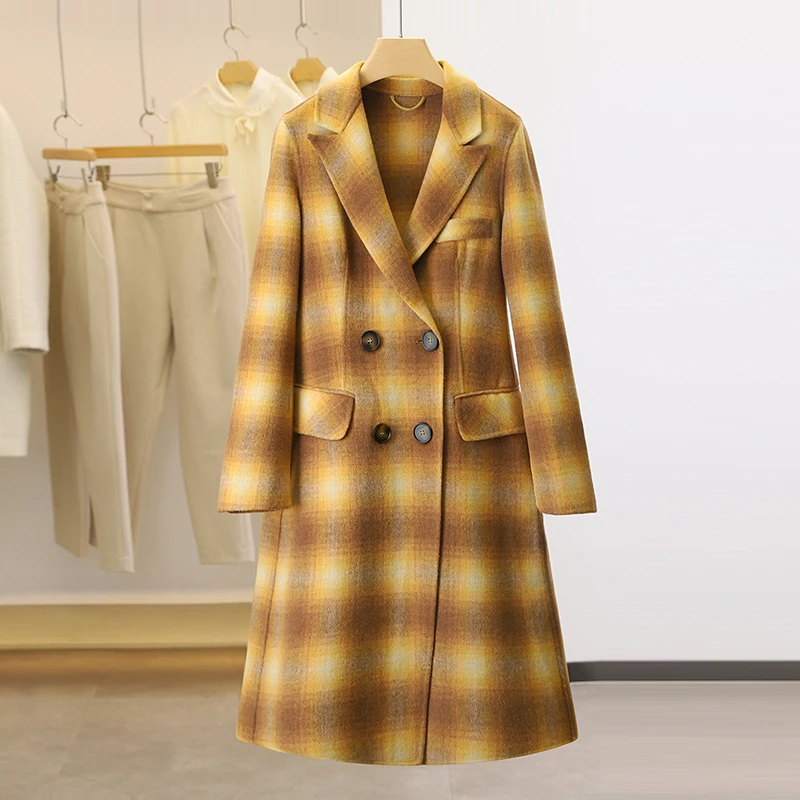 Женское шерстяное пальто в клетку шерстяные пальто
Женское шерстяное пальто в клетку шерстяные пальто