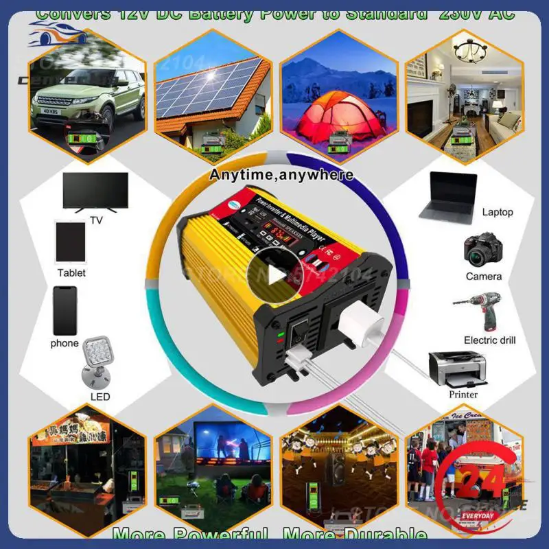 Durable Voltage Converter Dc 10.5v15v Car Inverters Multifunctional Practical Car Charger Converter Adapter Car Accessories 300w
Durable Voltage Converter Dc 10.5v15v Car Inverters Multifunctional Practical Car Charger Converter Adapter Car Accessories 300w