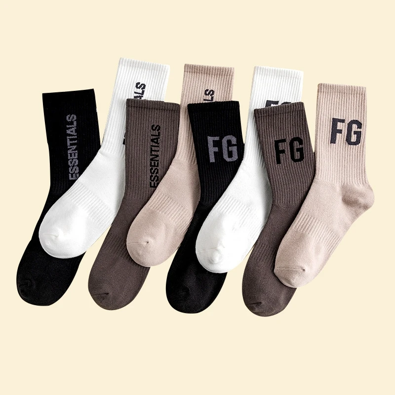 Essentials Casual Socks Men Breathable Cotton Socks High Tube Sports Socks Fashion Men Women Streetwear Hip Hop Unisex Socks
Essentials Casual Socks Men Breathable Cotton Socks High Tube Sports Socks Fashion Men Women Streetwear Hip Hop Unisex Socks