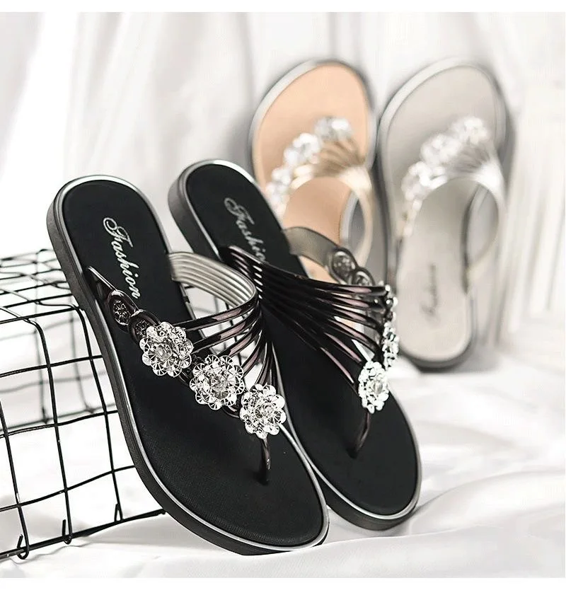 Hot Sale New Luxurious Women Cute Summer Open Toe Sandals Lady Rubber Rhinestones Comfort Bling Sandals Fashion Sexy Slippers
Hot Sale New Luxurious Women Cute Summer Open Toe Sandals Lady Rubber Rhinestones Comfort Bling Sandals Fashion Sexy Slippers