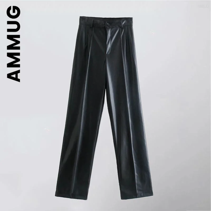 Брюки Ammug женские из искусственной кожи, повседневные черные штаны с завышенной талией, модная уличная одежда, свободные штаны с широкими шт...
Брюки Ammug женские из искусственной кожи, повседневные черные штаны с завышенной талией, модная уличная одежда, свободные штаны с широкими шт...