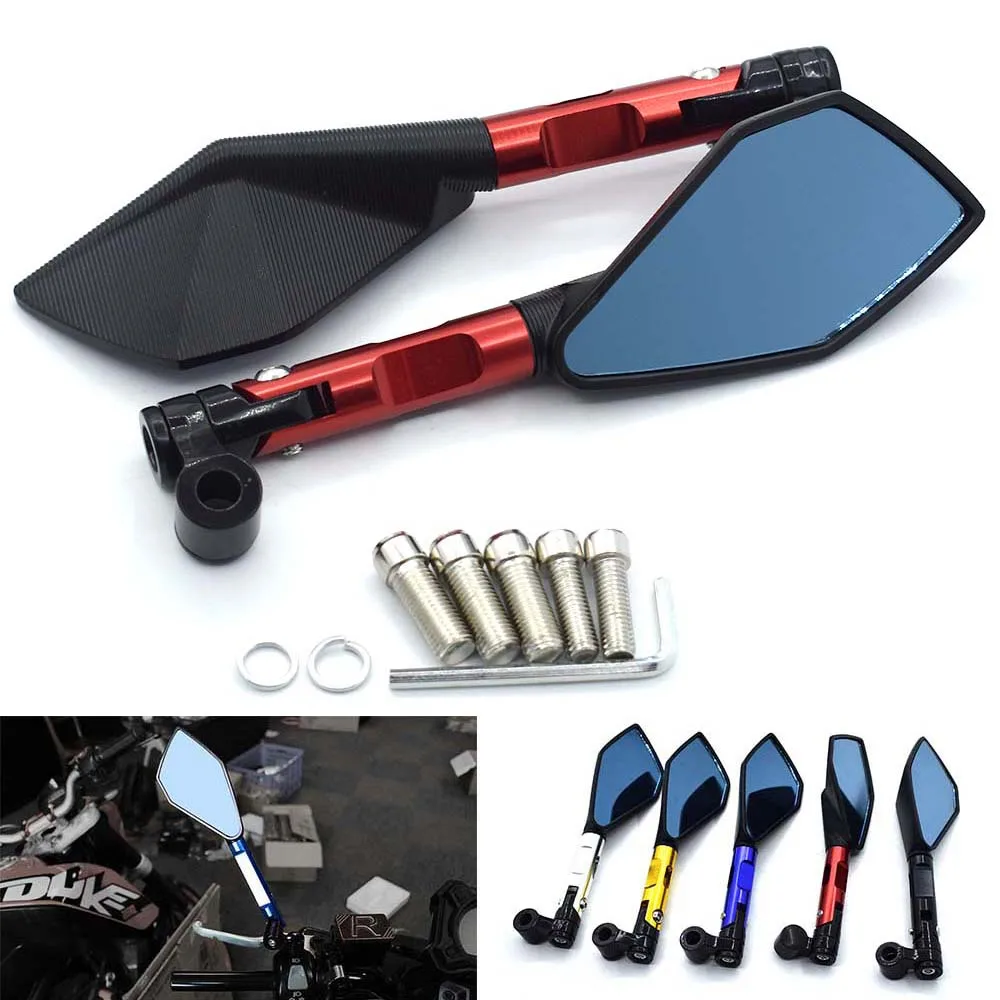 Universal Motorcycle rearview mirror CNC aluminum side mirror 8mm 10mm For Yamaha FZ1 FAZER FZ6 FZ6R FZ8 XJ6 MT-07 MT-09 FZ-09
Universal Motorcycle rearview mirror CNC aluminum side mirror 8mm 10mm For Yamaha FZ1 FAZER FZ6 FZ6R FZ8 XJ6 MT-07 MT-09 FZ-09