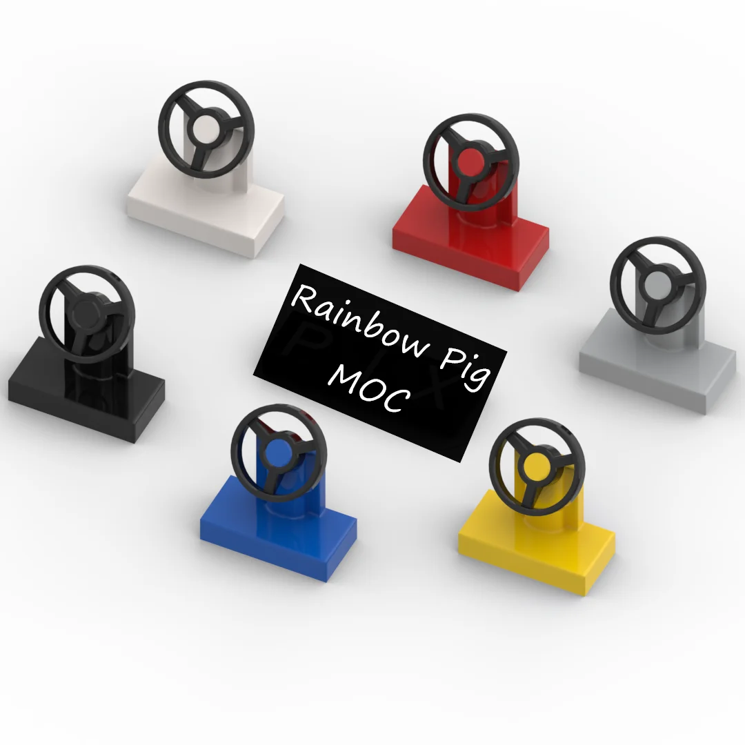 Детали радужной свиньи MOC 3829c01 73081 рулевая подставка 1x2 с черным рулевым колесом кирпичи «сделай сам» Строительные блоки детские игрушки
Детали радужной свиньи MOC 3829c01 73081 рулевая подставка 1x2 с черным рулевым колесом кирпичи «сделай сам» Строительные блоки детские игрушки