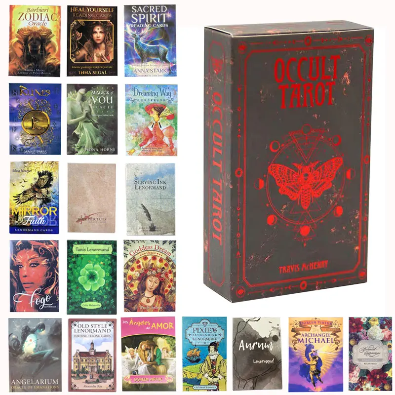 78Card Occult Tarot Card Fate Divination Family Party Playing Card Game Tarot And Mermaid Tarot PDF Guide
78Card Occult Tarot Card Fate Divination Family Party Playing Card Game Tarot And Mermaid Tarot PDF Guide