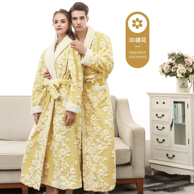2022 New European and American Craft Jacquard Double Layer Thicken and Lengthen plus Size Flannel Nightgown
2022 New European and American Craft Jacquard Double Layer Thicken and Lengthen plus Size Flannel Nightgown