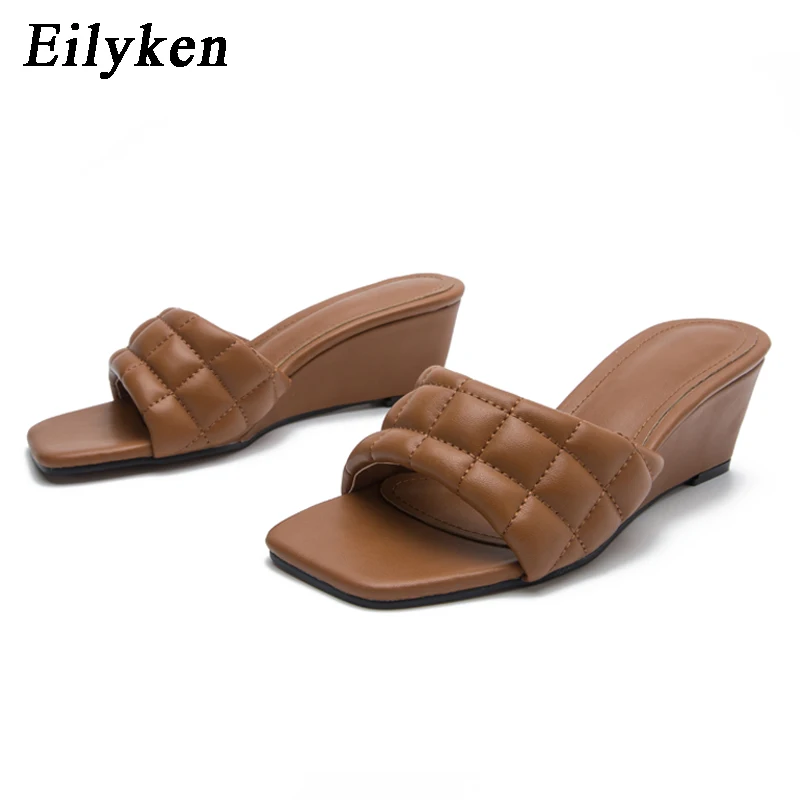 Eilyken 2022 New Summer Square Toe Wedges Women Slippers Concise Shallow Plaid High Heel Casual Outdoor Sandals Shoes
Eilyken 2022 New Summer Square Toe Wedges Women Slippers Concise Shallow Plaid High Heel Casual Outdoor Sandals Shoes