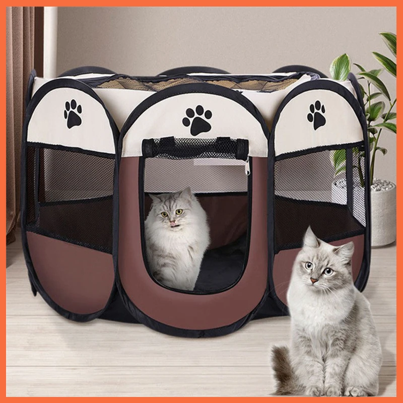 Portable Folding Pet Tent Octagonal Cage Dog House for Cat Tent Playpen Puppy Kennel Fully Enclosed Delivery Room for Pet Cats
Portable Folding Pet Tent Octagonal Cage Dog House for Cat Tent Playpen Puppy Kennel Fully Enclosed Delivery Room for Pet Cats
