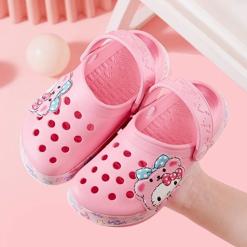 Sanrio Children's Slippers Hello Kitty Children's Slippers Hole Shoes Dual-use Non-slip Cute Girls Summer Sandals and Slippers
Sanrio Children's Slippers Hello Kitty Children's Slippers Hole Shoes Dual-use Non-slip Cute Girls Summer Sandals and Slippers