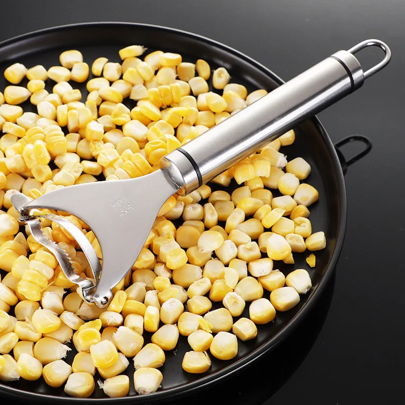 Corn Peeler 304 Stainless Steel Device Threshing Device Kitchen Easy To Peel Corn Kernel Fruit And Vegetable Tools Are Durable 
Corn Peeler 304 Stainless Steel Device Threshing Device Kitchen Easy To Peel Corn Kernel Fruit And Vegetable Tools Are Durable