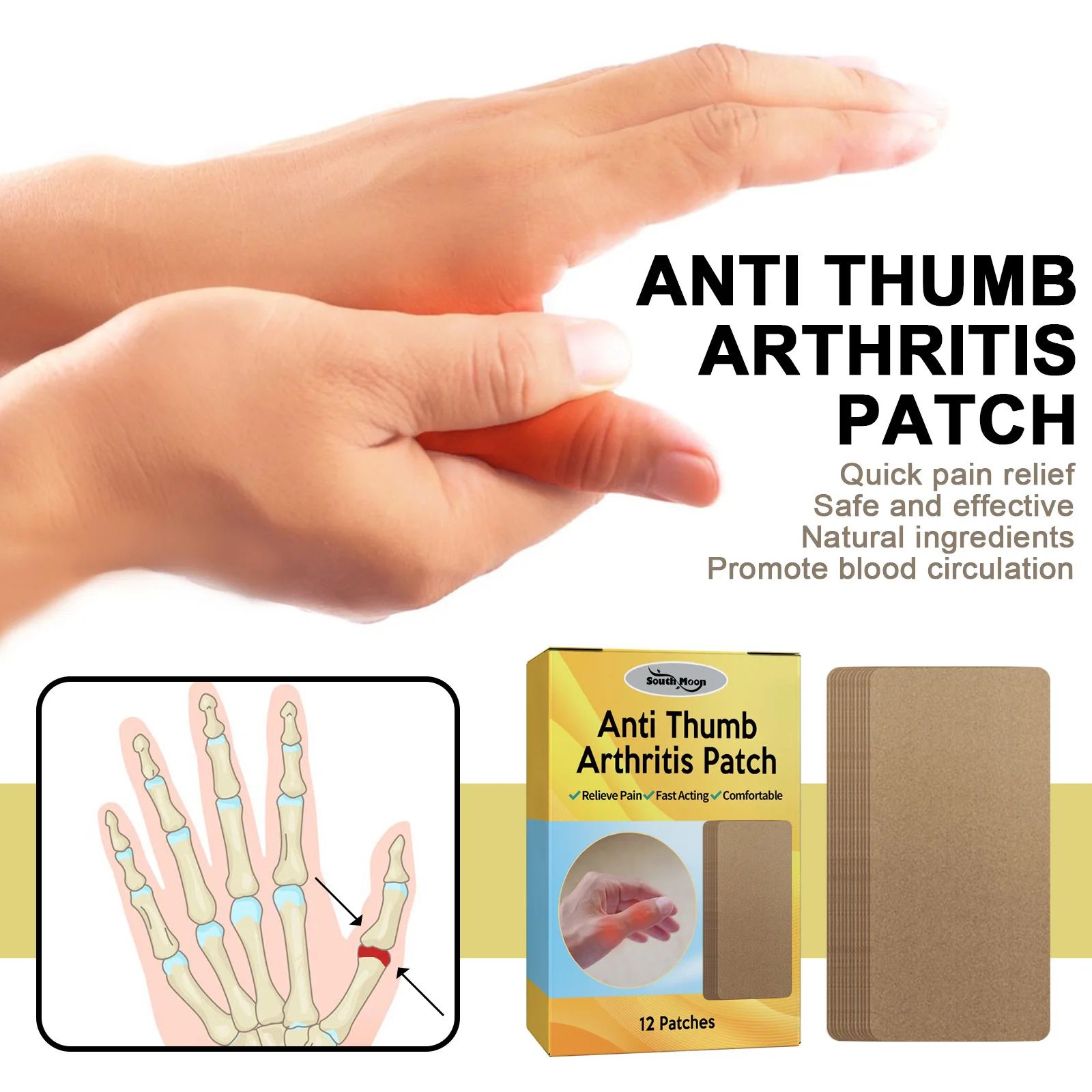 Thumb Protection Patch Stretchy Athletic Tape for Thumbs Pain Relief Self Adhesive Bandages for Fingers Protection
Thumb Protection Patch Stretchy Athletic Tape for Thumbs Pain Relief Self Adhesive Bandages for Fingers Protection