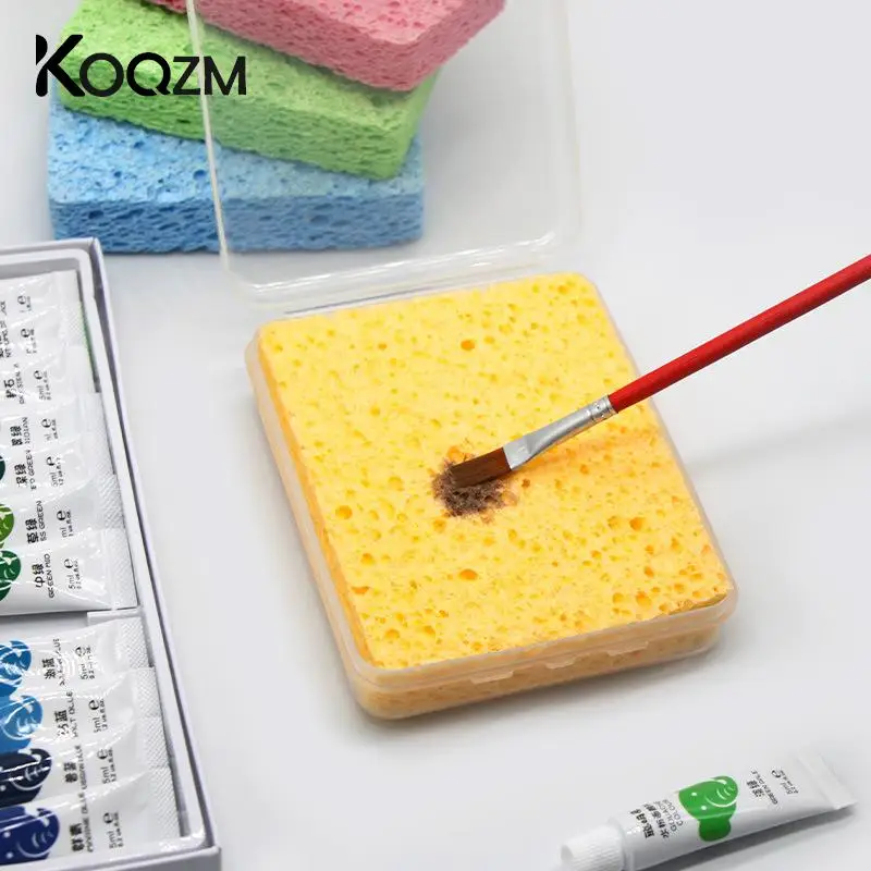 Watercolor Painting Sponge Moisturizing Special Water Chalk Sponge Strong Water Absorption Cleaning Tool Art Supply Color Random
Watercolor Painting Sponge Moisturizing Special Water Chalk Sponge Strong Water Absorption Cleaning Tool Art Supply Color Random