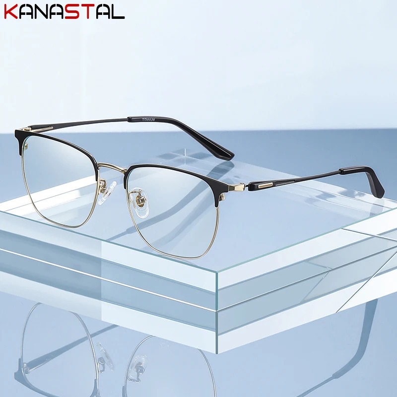 Men Pure Titanium Oval Eyeglasses Frame Women Literary Eyewear Optical Blue Light Blocking Myopia Prescription Reading Glasses
Men Pure Titanium Oval Eyeglasses Frame Women Literary Eyewear Optical Blue Light Blocking Myopia Prescription Reading Glasses