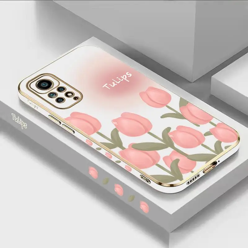 Charming Tulips Luxury Plating Phone Case For Xiaomi Redmi Note 11 10 Pro 10 12 11S 9 10A 10C 9C 9A 9T Cover
Charming Tulips Luxury Plating Phone Case For Xiaomi Redmi Note 11 10 Pro 10 12 11S 9 10A 10C 9C 9A 9T Cover