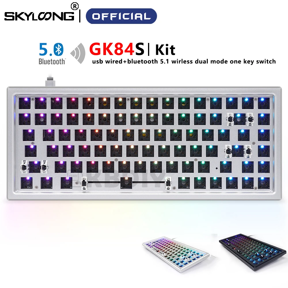SKYLOONG GK84 GK84S Custom DIY Mechanical Keyboard KIT Gaming Accessories Optical Kailh BOX Switches Hot-Swap Wireless Bluetooth
SKYLOONG GK84 GK84S Custom DIY Mechanical Keyboard KIT Gaming Accessories Optical Kailh BOX Switches Hot-Swap Wireless Bluetooth