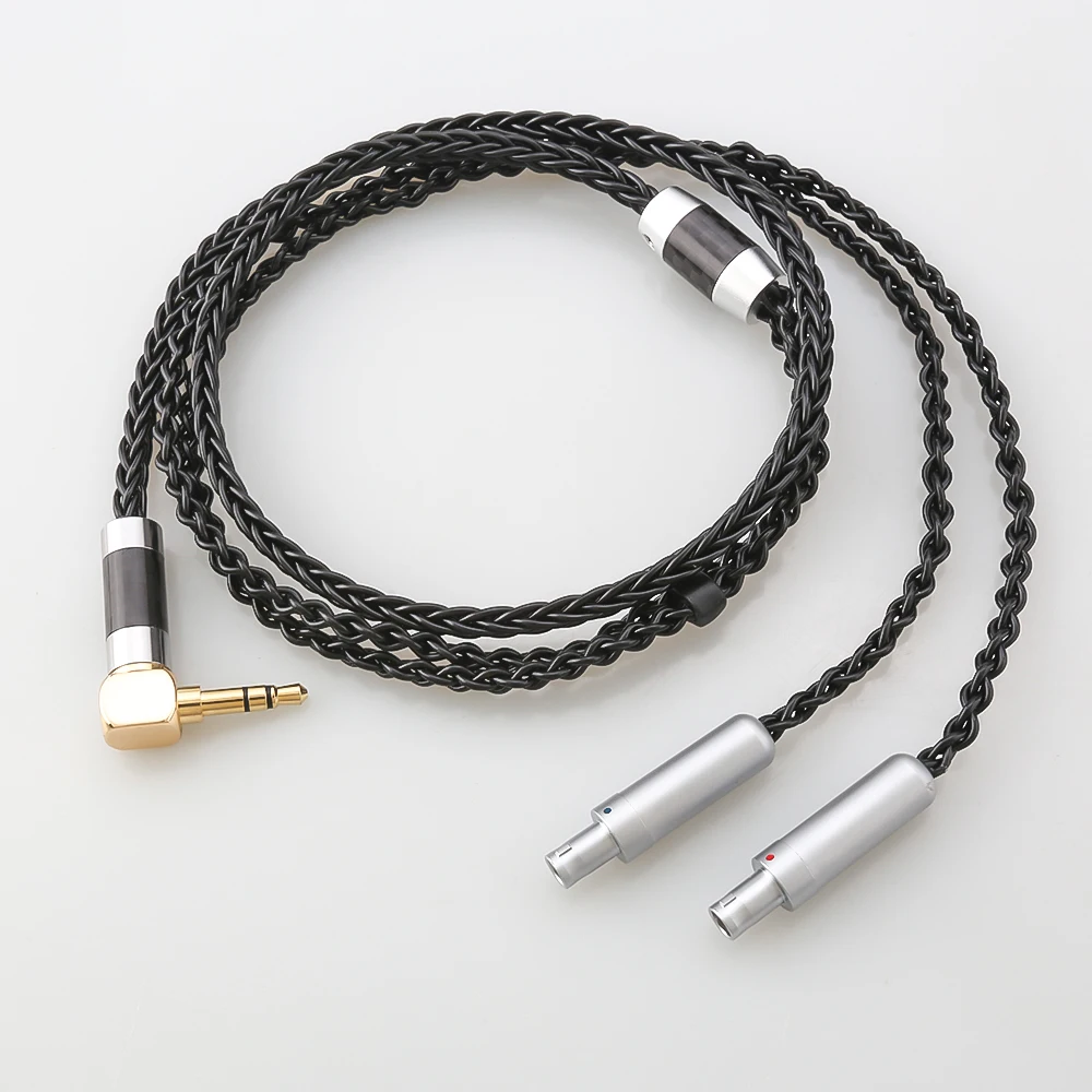 

8 Core Headphone Earphone Cable For Sennheiser HD800 HD800s HD820s HD820 Enigma Acoustics Dharma D1000