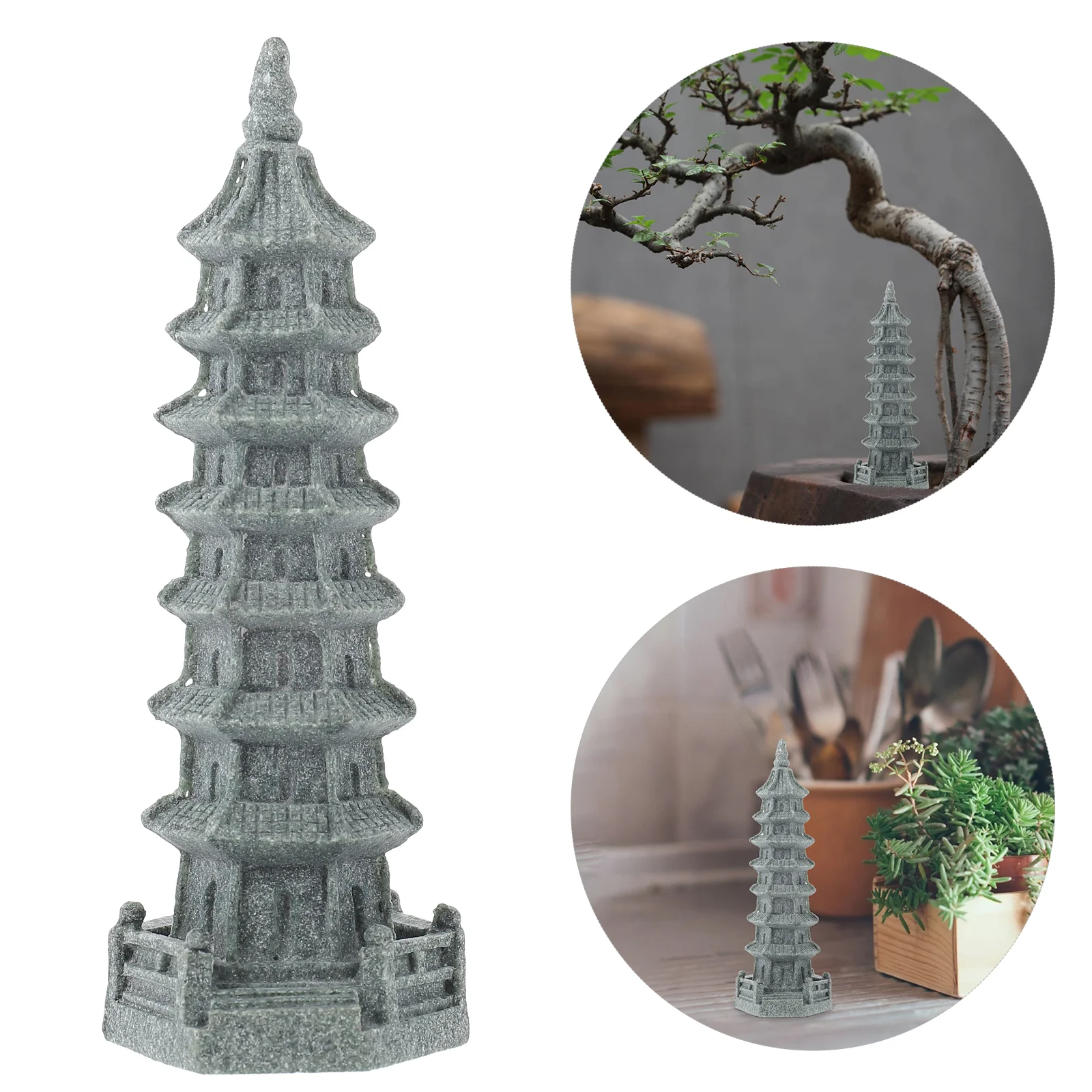 Pagoda Outdoor Garden Statue Decor Tower Miniature Ornaments Mini Ornament Lights Bonsai Sculpture Zen Asian Figurines Japanese
Pagoda Outdoor Garden Statue Decor Tower Miniature Ornaments Mini Ornament Lights Bonsai Sculpture Zen Asian Figurines Japanese