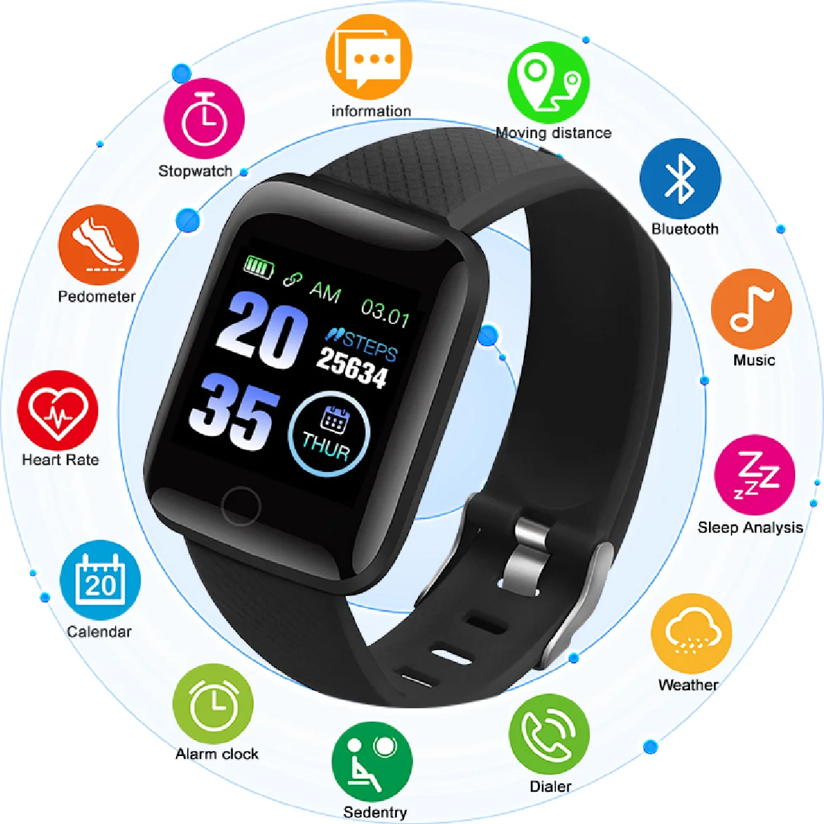 CHENXI Men Smart Watch 1.3 Inch Digital Watches Fitness Tracker Heart Rate Blood Pressure Monitor Smart Band For Android IOS+Box
CHENXI Men Smart Watch 1.3 Inch Digital Watches Fitness Tracker Heart Rate Blood Pressure Monitor Smart Band For Android IOS+Box