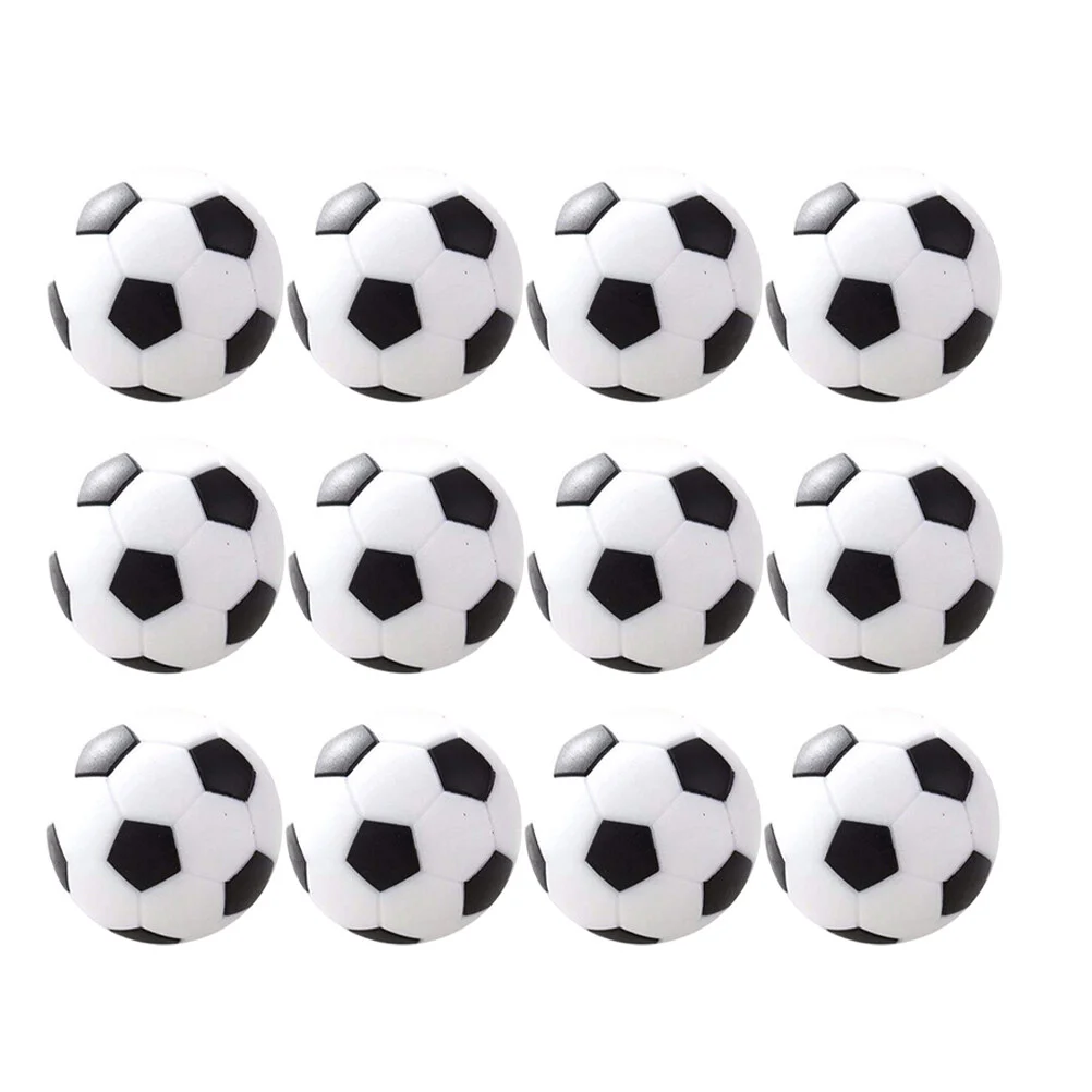 12 Pcs 3.1CM Classic Mini Footballs For Kids Ball Toy Table Soccer Footballs Replacement Balls Tabletop Resin Soccer Game Ball 
12 Pcs 3.1CM Classic Mini Footballs For Kids Ball Toy Table Soccer Footballs Replacement Balls Tabletop Resin Soccer Game Ball