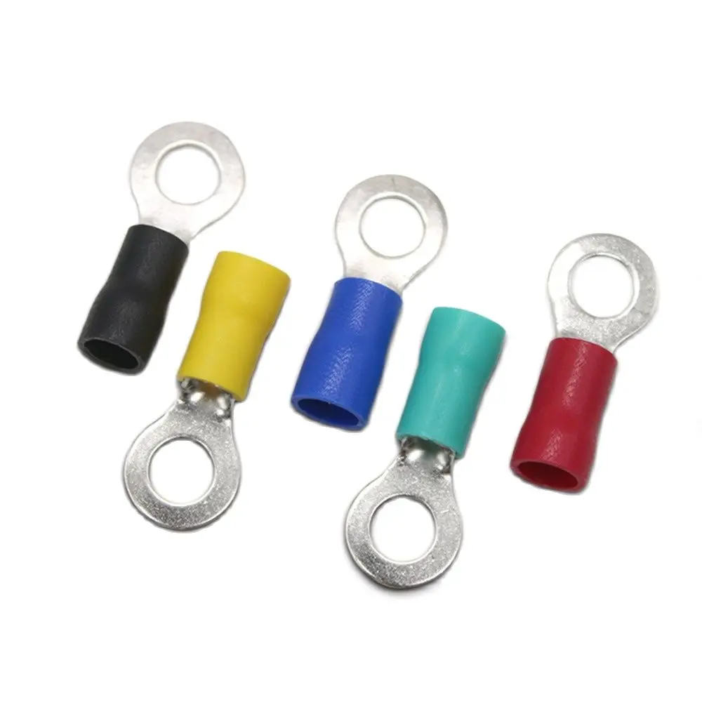 

Buy 2 Get 1 Free 100pcs RV1.25-4 ring Insulated Terminal Copper Electrical Crimp Terminals for Wire Cable