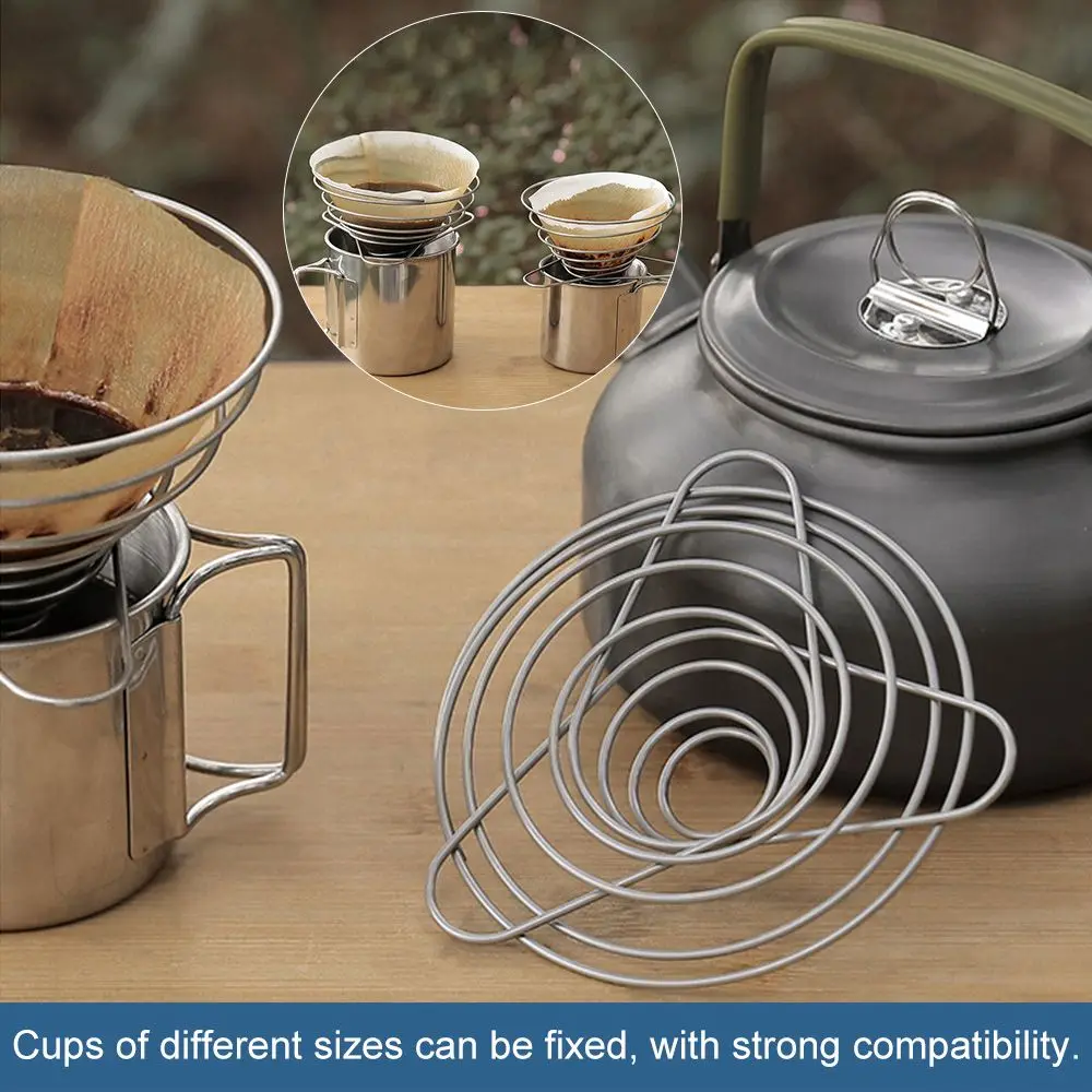 Reusable Outdoor Camping Foldable Funnel Dripper Holder Coffee Filter Coffee Drip Rack
Reusable Outdoor Camping Foldable Funnel Dripper Holder Coffee Filter Coffee Drip Rack