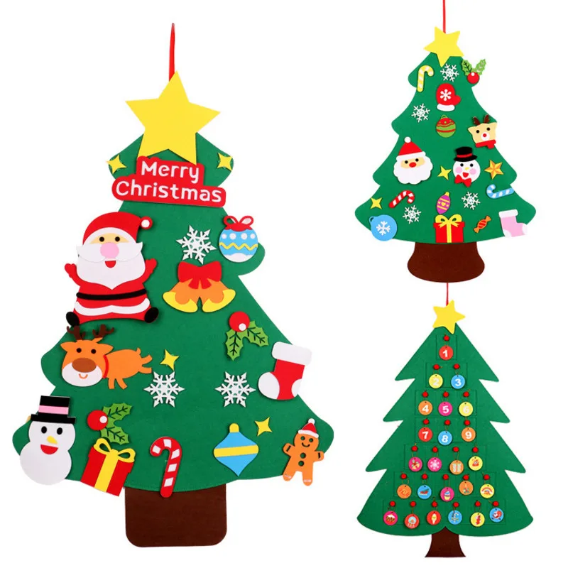 DIY Felt Christmas Tree Merry Christmas Decorations For Home Cristmas Ornament Xmas Navidad Gifts Santa Claus New Year Tree
DIY Felt Christmas Tree Merry Christmas Decorations For Home Cristmas Ornament Xmas Navidad Gifts Santa Claus New Year Tree
