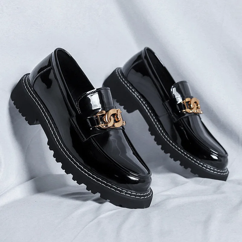 Men Dress Shoes British Style Lace-up Men Oxfords Party Wedding Shoes Round Toe Patent Leather Men Business Shoes Black
Men Dress Shoes British Style Lace-up Men Oxfords Party Wedding Shoes Round Toe Patent Leather Men Business Shoes Black