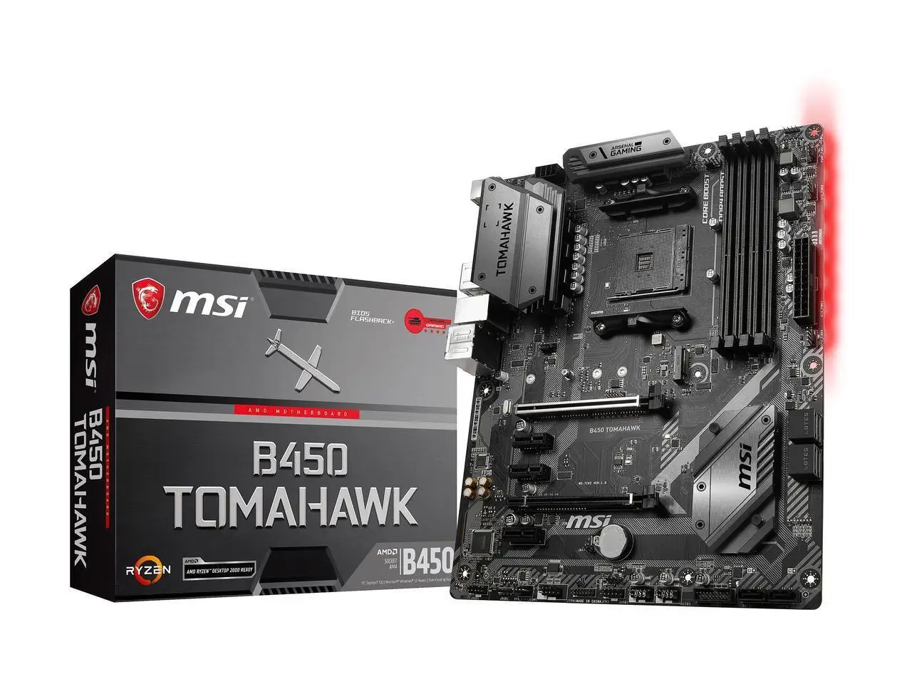 MSI B450 TOMAHAWK Motherboard AMD B450 DDR4 AM4 Original Desktop Mainboard Socket AM4 DDR4 AMD B450 PCI-E 3.0
MSI B450 TOMAHAWK Motherboard AMD B450 DDR4 AM4 Original Desktop Mainboard Socket AM4 DDR4 AMD B450 PCI-E 3.0