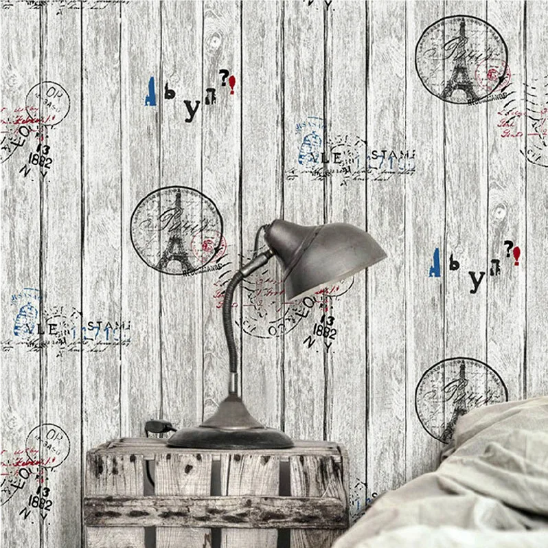 American style retro nostalgic letter tower wooden board wallpaper Bar Cafe clothing shop personalized stripe wallpaper
American style retro nostalgic letter tower wooden board wallpaper Bar Cafe clothing shop personalized stripe wallpaper