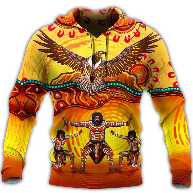 Fashion Australian Aboriginal 3D printed men's zipper Hoodie autumn Unisex Pullover casual hip hop Harajuku Hoodie
Fashion Australian Aboriginal 3D printed men's zipper Hoodie autumn Unisex Pullover casual hip hop Harajuku Hoodie
