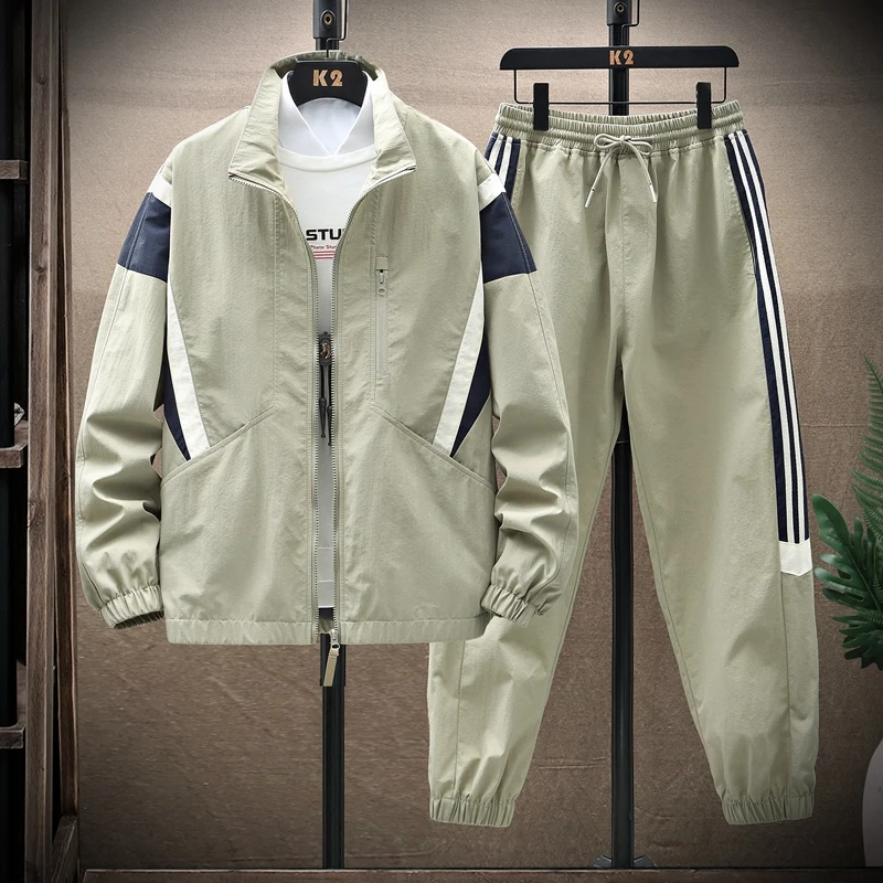 Werkkleding Jas Heren Pak Clothes2022Spring Nieuwe Trendy Herenkleding Set Kleur Bijpassende Stiksels Pak
Werkkleding Jas Heren Pak Clothes2022Spring Nieuwe Trendy Herenkleding Set Kleur Bijpassende Stiksels Pak