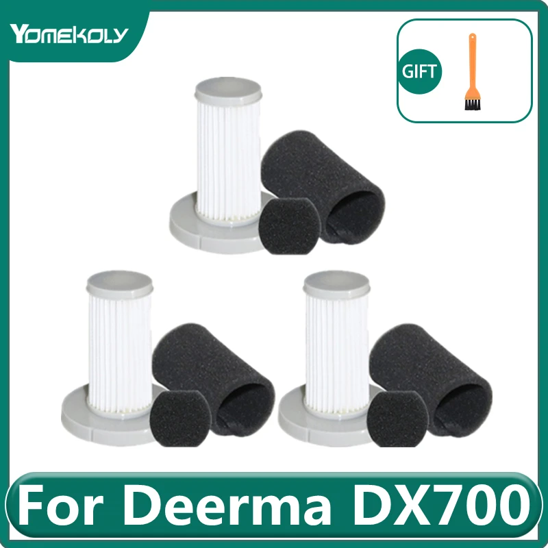 Моющийся фильтр HEPA для пылесоса Xiaomi Deerma DX700 DX700S, сменные детали для глубокой фильтрации
Моющийся фильтр HEPA для пылесоса Xiaomi Deerma DX700 DX700S, сменные детали для глубокой фильтрации