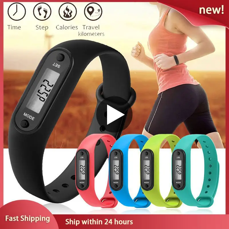 

Пластиковый мини смарт-браслет часы Счетчик калорий цифровой ЖК фитнес-трекер Мониторинг упражнения шагомер водонепроницаемый браслет